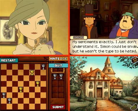 Professor Layton and the Curious Village (DS) Puzzle No. 107 A .